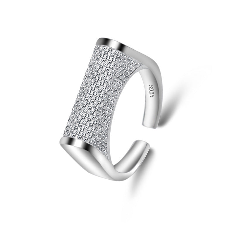 Women's Sterling Silver Stylish Opening Ring