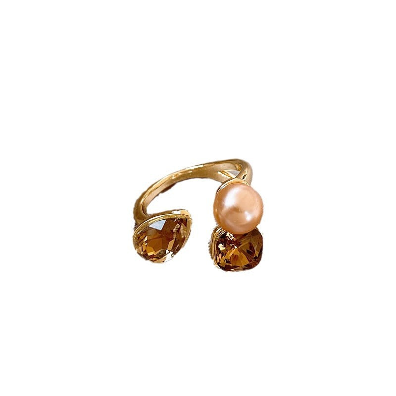 Retro Affordable Luxury Open Ring