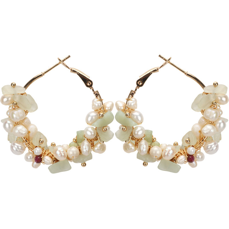 Water Pearl Temperament Earrings