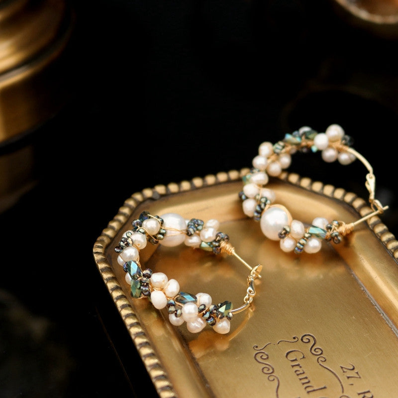 Water Pearl Temperament Earrings